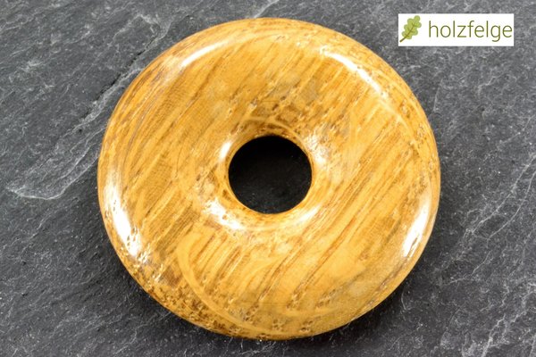 Holz-Anhänger, "Donut", Eichenholz, Ø 35 mm