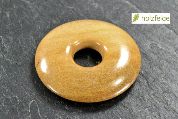 Holz-Anhänger, "Donut", Kumoiholz, Ø 24 mm
