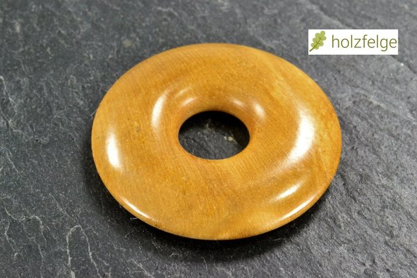 Holz-Anhänger, "Donut", Lindenholz, Ø 24 mm