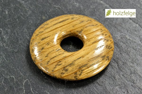 Holz-Anhänger, "Donut", Eichenholz (100 Jahre), Ø 24 mm